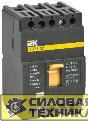 Выключатель автоматический 3п 12.5А 25кА ВА 88-32 IEK SVA10-3-0012