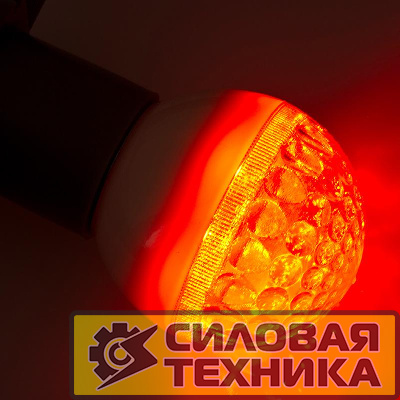 Лампа светодиодная d-50 9LED 1Вт шар E27 420лм 220-240В красн. Neon-Night 405-212
