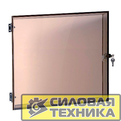 Дверь внешняя прозрачная из оргстекла 548x213x55мм  DKC R5WTP821