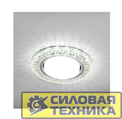 Светильник Emilia LED 53 1 70 полимер со светодиод. подсветкой GX53 прозр. ИТАЛМАК IT8689