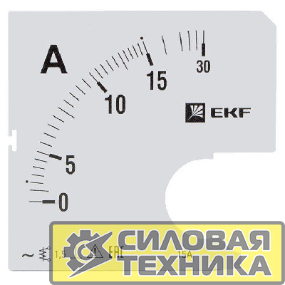 Шкала сменная для A961 15/5А-1.5 PROxima EKF s-a961-15