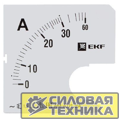 Шкала сменная для A721 30/5А-1.5 PROxima EKF s-a721-30