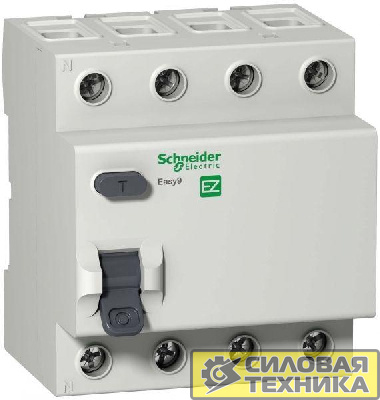 Выключатель дифференциального тока (УЗО) 4п 40А 300мА тип AC EASY9 230В SchE EZ9R64440