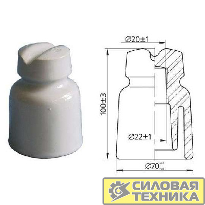 Изолятор штыревой ТФ-20 АФЗ 00000016