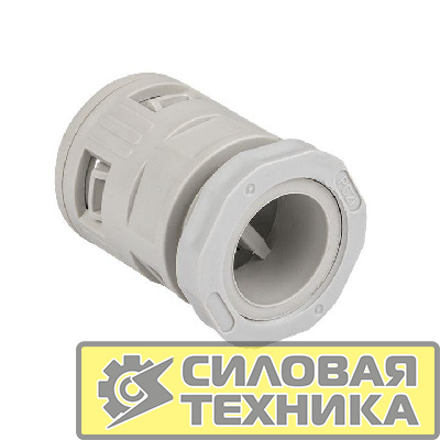Коннектор для гофр. трубы 25мм (уп.25шт) Plast EKF kn-t-25