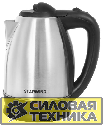 Чайник 1.8л. 2200Вт (нерж. сталь/пластик) серебр./черн. SKS2770 STARWIND 1416520