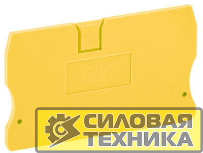 Заглушка для КПИ 2в-1.5/2.5 желт. IEK YZN11D-ZGL-002-K05