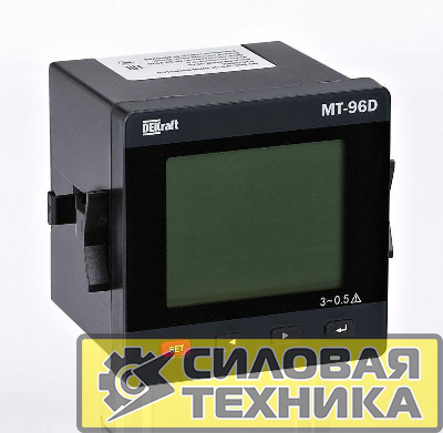 Мультиметр цифровой 96х96мм 3ф вход 100В 5А RS485 LCD-дисплей МТ-96D SchE 50430DEK