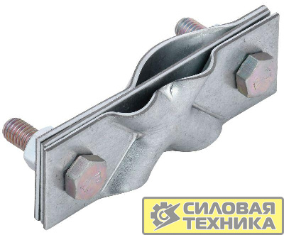 Зажим заземления диагональный стержень-полоса/пруток оцинк. сталь IEK ZGC22-11-1-16-40