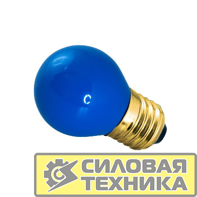 Лампа накаливания BL 10Вт E27 син. NEON-NIGHT 401-113