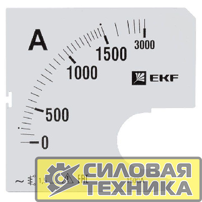 Шкала сменная для A961 1500/5А-1.5 PROxima EKF s-a961-1500