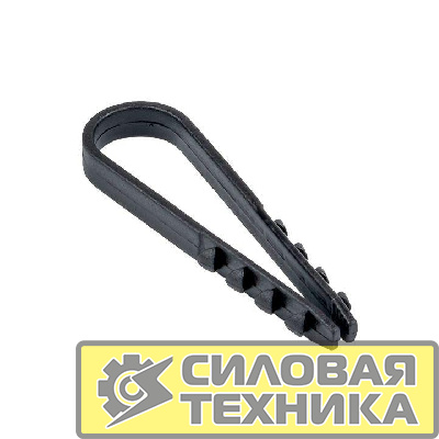 Дюбель-хомут d11-18мм для круглого кабеля черн. (уп.50шт) PROxima EKF plc-ncs50-11x18b