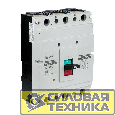Выключатель автоматический 3п 800/800А 50кА ВА-99М PROxima EKF mccb99-800-800m