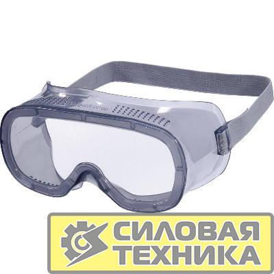 Очки защитные закрытые MURIA с прозр. линзой с прямой вентиляцией Delta Plus MURIA1VD