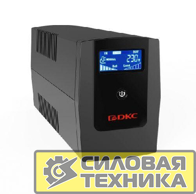 Источник бесперебойного питания ИБП Info LCD 1500В.А IEC C13 (4) USB + RJ45 DKC INFOLCD1500I