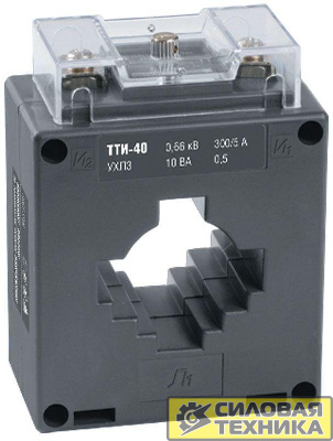 Трансформатор тока ТТИ-40 500/5А кл. точн. 0.5 5В.А ИЭК ITT30-2-05-0500