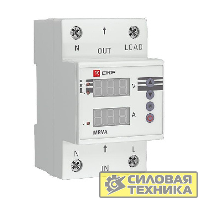 Реле напряжения и тока с дисплеем MRVA 32А PROxiмА EKF MRVA-32A
