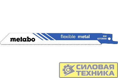 Полотно пильное для сабельной пилы S918A HSS 150х0.9мм/1.06 металл (уп.2шт) Metabo 631129000
