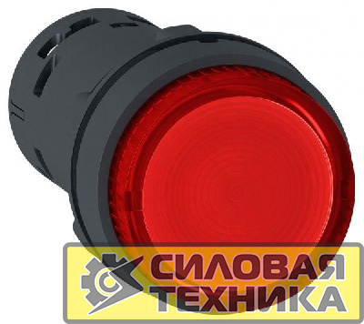 Кнопка 22мм 24В с подсветкой красн. SchE XB7NW34B1