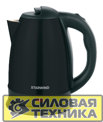 Чайник 1.8л. 1800Вт (нерж. сталь/пластик) черн. SKS2050 STARWIND 1507366