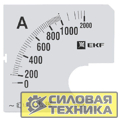 Шкала сменная для A961 1000/5А-1.5 PROxima EKF s-a961-1000
