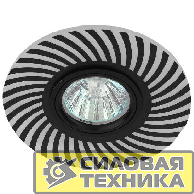 Светильник DK LD32 BK декор cо светодиодной подсветкой MR16 220В max 11Вт черн. ЭРА Б0036501