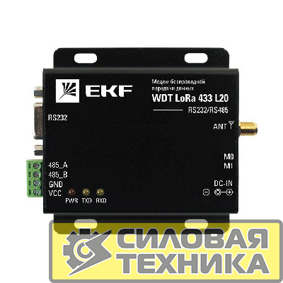 Модем беспроводной передачи данных WDT LoRa 433 L20 PROxima EKF wdt-L433-20