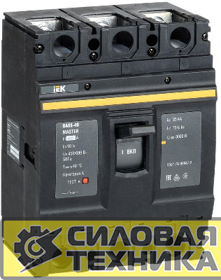 Выключатель автоматический 3п 400А 35кА ВА88-40 MASTER ИЭК SVA50-3-0400-02