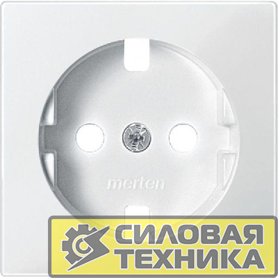Плата Merten центральная для мех. розетки SCHUKO без устройства защиты бел. SchE MTN2331-0319