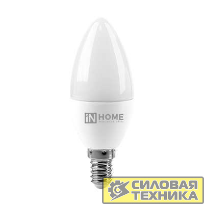 Лампа светодиодная LED-СВЕЧА-VC 8Вт 230В E14 4000К 600Лм IN HOME 4690612020433