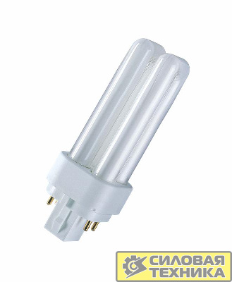 Лампа люминесцентная компакт. DULUX D 18W/830 G24d-2 OSRAM 4050300025704