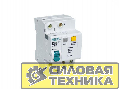 Выключатель автоматический дифференциального тока 2п C 63А 30мА тип AC ДИФ-101 со встроен. защит. от сверхтоков SchE 15163DEK