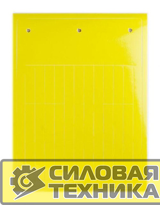 Табличка эластичная клейкое основание винил желт. (уп.330шт) DKC TAF359AY