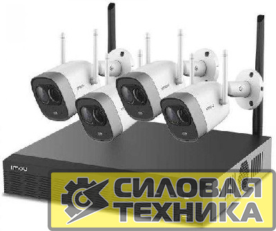Комплект видеонаблюдения KIT/NVR1104HS-W-S2/4-G26E IMOU 1417191