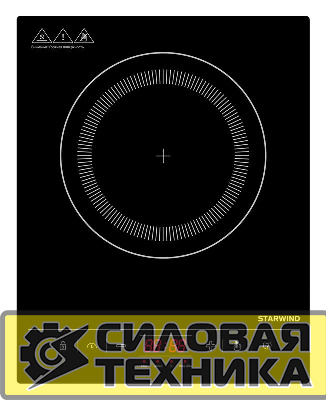 Плита Индукционная STI-1002 стеклокерамика (настольная) черн. STARWIND 1422218
